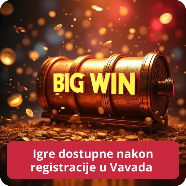 Igre dostupne nakon registracije u Vavada